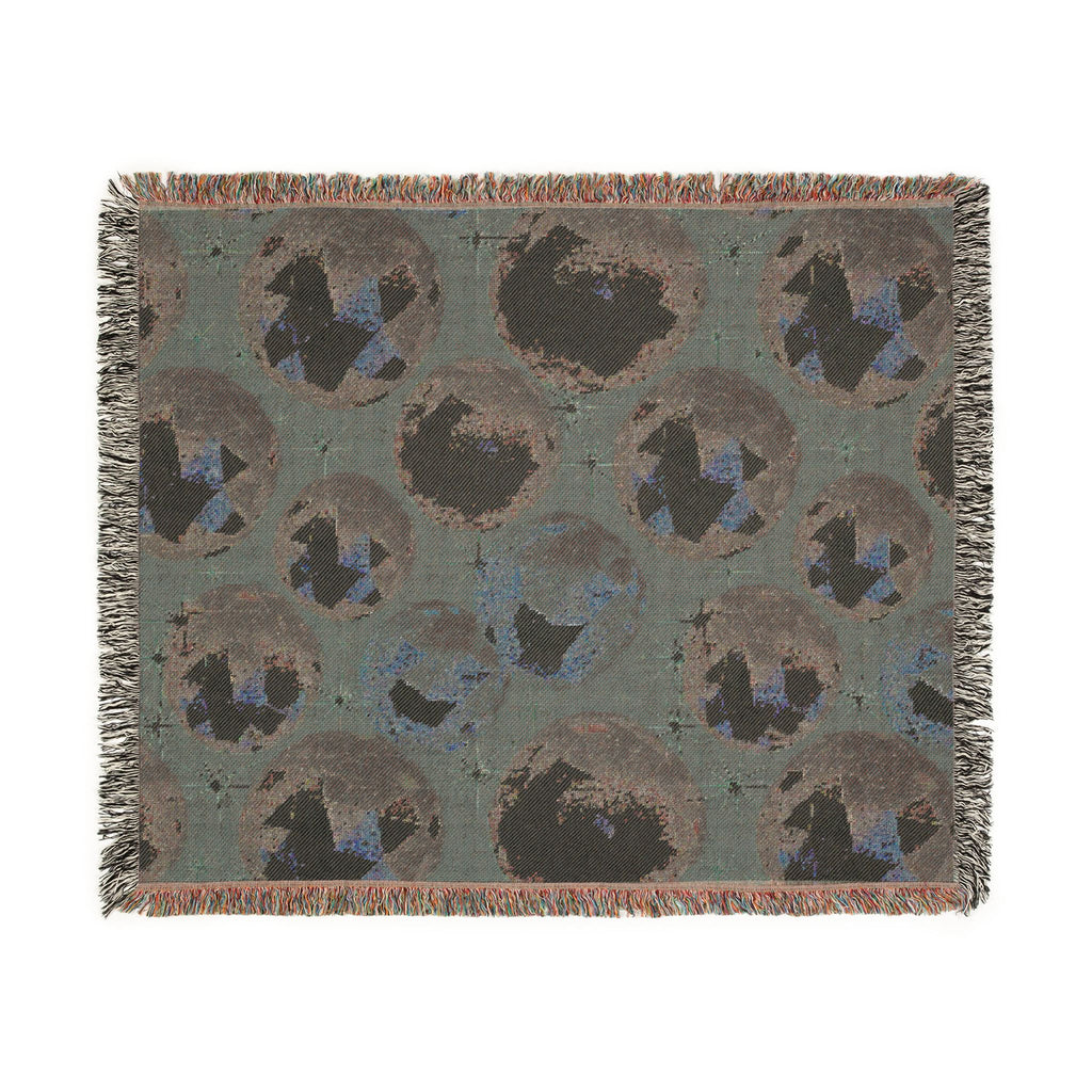 Disco Ball Throw — 1980s Studio Glamour Woven Blanket
