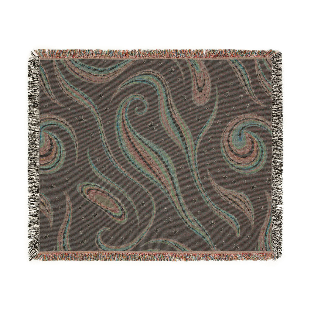 Cosmos Throw — 2000s Y2K Pastel Galaxy Woven Blanket