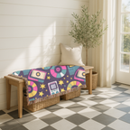 Press Play Throw — 1990s CD Player Woven Blanket