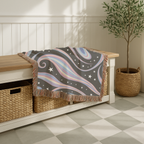 Cosmos Throw — 2000s Y2K Pastel Galaxy Woven Blanket