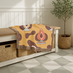 Lava Lamp Throw — 1970s Groovy Icon Woven Blanket