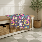 Press Play Throw — 1990s CD Player Woven Blanket