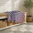 Gravity Throw — 2000s Y2K Psychedelic Wave Woven Blanket