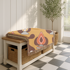 Lava Lamp Throw — 1970s Groovy Icon Woven Blanket