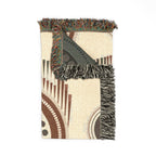 Dreamcatcher Throw — 1970s Bohemian Circle Woven Blanket