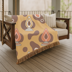 Lava Lamp Throw — 1970s Groovy Icon Woven Blanket