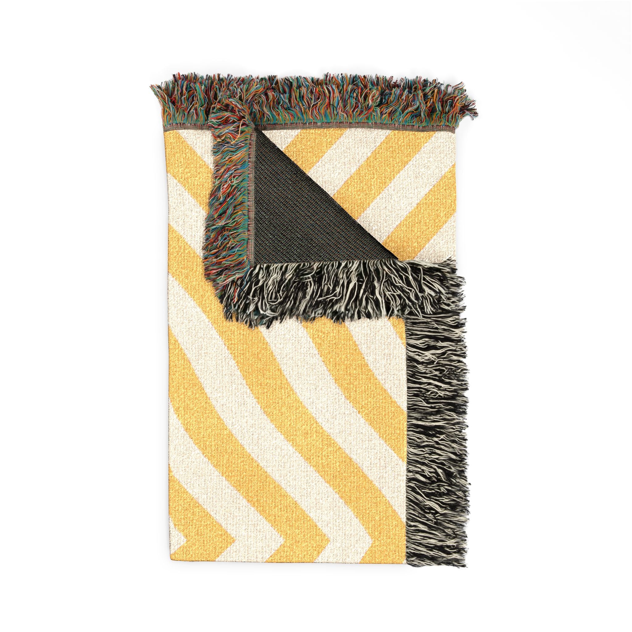 💛 Golden Diamond Throw — warm concentric diamond