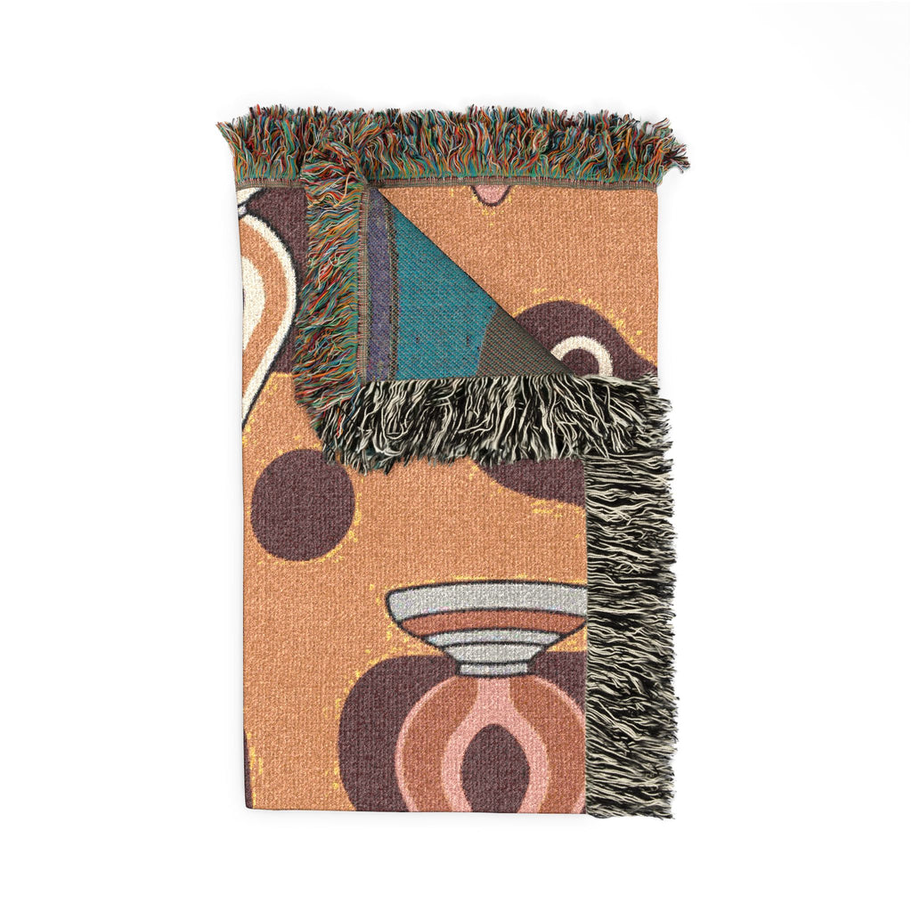 Lava Lamp Throw — 1970s Groovy Icon Woven Blanket
