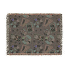 Press Play Throw — 1990s CD Player Woven Blanket