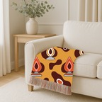 Lava Lamp Throw — 1970s Groovy Icon Woven Blanket