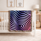 Gravity Throw — 2000s Y2K Psychedelic Wave Woven Blanket