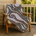 Cosmos Throw — 2000s Y2K Pastel Galaxy Woven Blanket