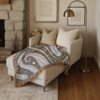 Cosmos Throw — 2000s Y2K Pastel Galaxy Woven Blanket