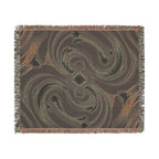 Nebula Throw — 2000s Y2K Neon Swirl Woven Blanket