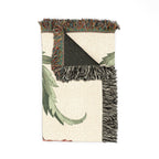1940s Remembrance Poppy Woven Blanket