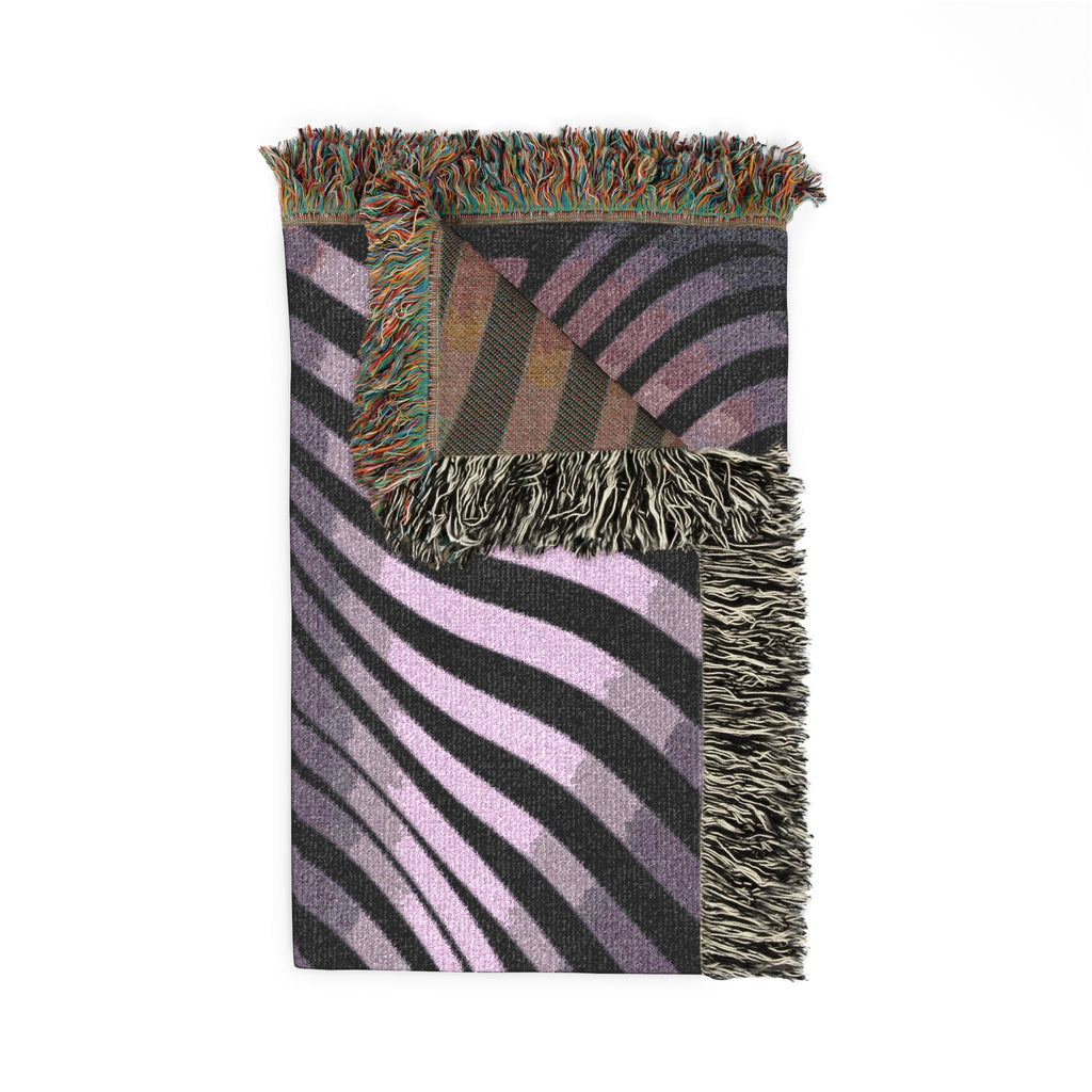 Gravity Throw — 2000s Y2K Psychedelic Wave Woven Blanket