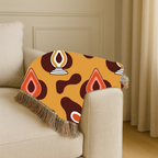Lava Lamp Throw — 1970s Groovy Icon Woven Blanket