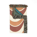 Rising Sun Throw — 1970s Art Deco Arch Woven Blanket