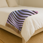 Gravity Throw — 2000s Y2K Psychedelic Wave Woven Blanket