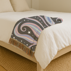 Cosmos Throw — 2000s Y2K Pastel Galaxy Woven Blanket