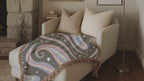 Cosmos Throw — 2000s Y2K Pastel Galaxy Woven Blanket